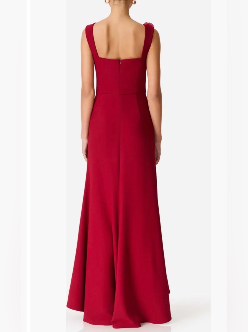 ELLIATT Evanora High-Low Gown in Floral-Appliqué Size L NWT Flaw-Flaw Noted - Picture 4 of 8